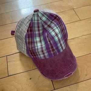 Free People plaid cap